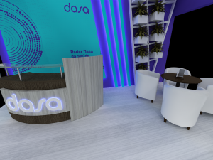 Booth DASA - DNA Modello 3D