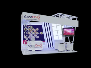 Booth DASA - DNA 3D Model