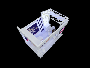 Booth DASA - DNA Modello 3D