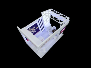 Booth DASA - DNA 3D Model