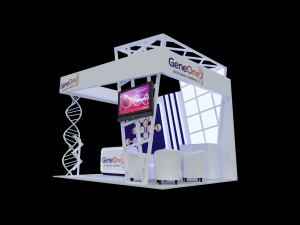 Booth DASA - DNA Modello 3D