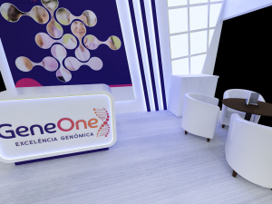 Booth DASA - DNA Modello 3D