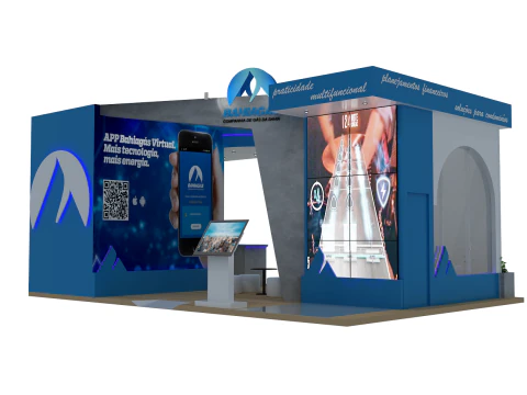 Booth 9x6 - Stand 3D Model