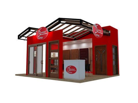 Booth 6x4 - Stand 6x4 Modelo 3D