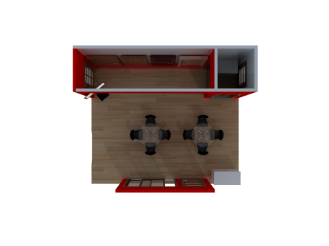Booth 6x4 - Stand 6x4 Modelo 3D