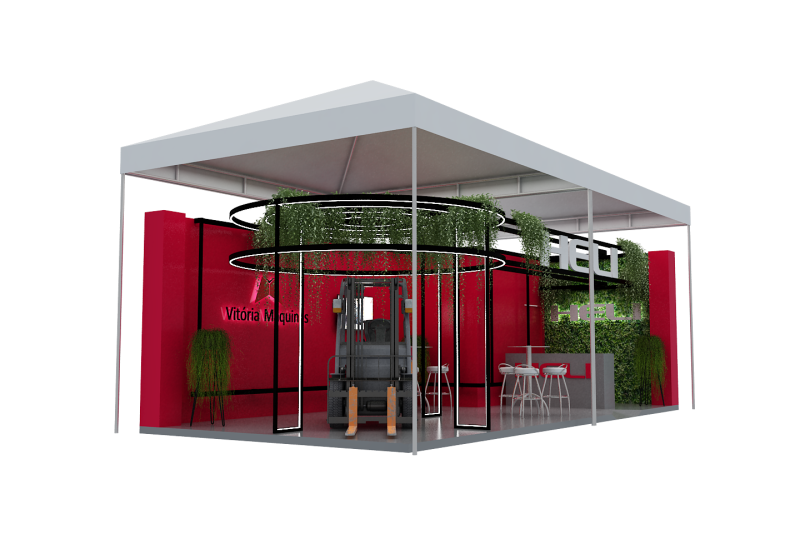 Booth 10x5 - Stand 10x5 3D मॉडल .c4d .max .obj .3ds .fbx .stl .blend 