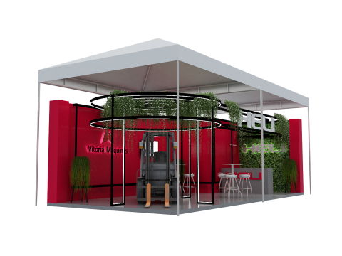 Booth 10x5 - Stand 10x5 Modelo 3D