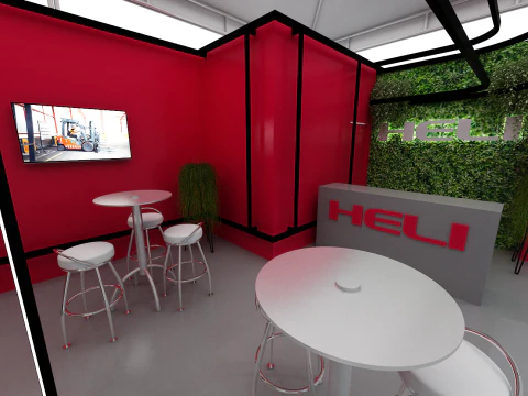Booth 10x5 - Stand 10x5 3D Model