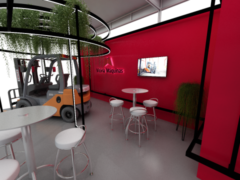Booth 10x5 - Stand 10x5 3D मॉडल