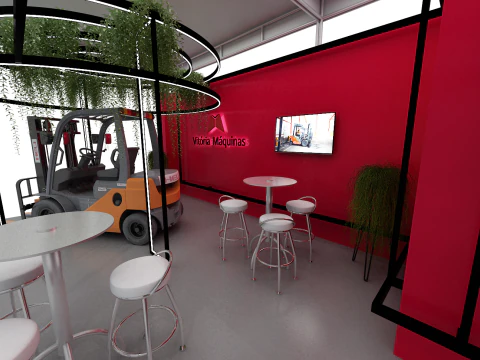 Booth 10x5 - Stand 10x5 3D Model