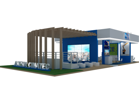 Booth 18x9 - Stand 18x9 Modelo 3D