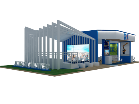 Booth 18x9 - Stand 18x9 Modèle 3D