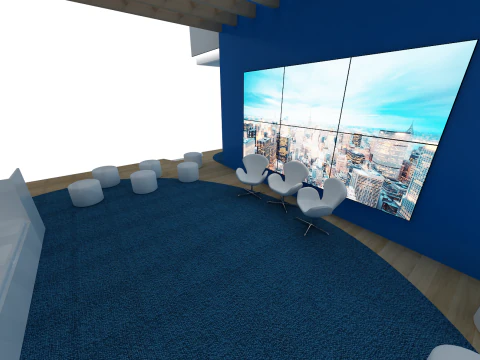 Booth 18x9 - Stand 18x9 3D Model