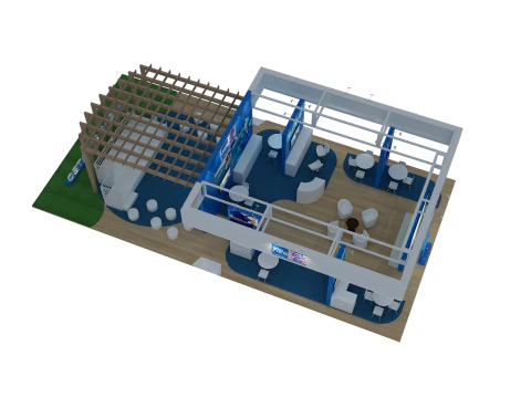 Booth 18x9 - Stand 18x9 3D Model