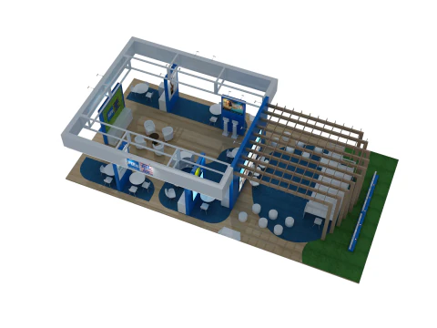 Booth 18x9 - Stand 18x9 3D Model