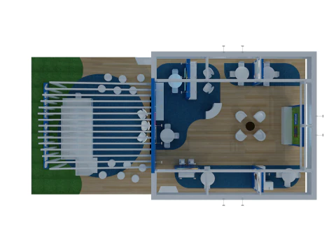Booth 18x9 - Stand 18x9 3D Model