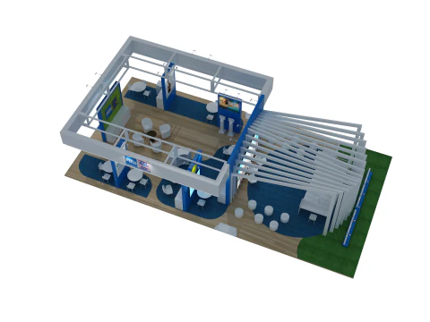 Booth 18x9 - Stand 18x9 3D Model