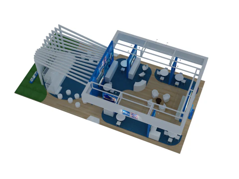 Booth 18x9 - Stand 18x9 3D Model