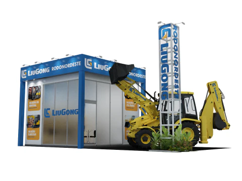 Booth 10x5 - Stand 10x5 3D Model