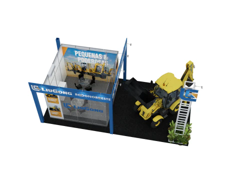 Booth 10x5 - Stand 10x5 3D Model