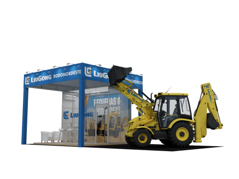 Booth 10x5 - Stand 10x5 3D Model