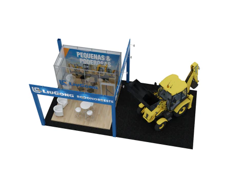 Booth 10x5 - Stand 10x5 3D Model