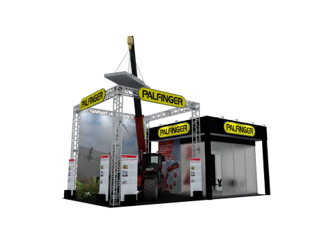 Booth 10x5 - Stand 10x5 3D Model