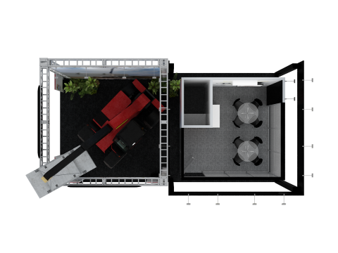 Booth 10x5 - Stand 10x5 3D 模型