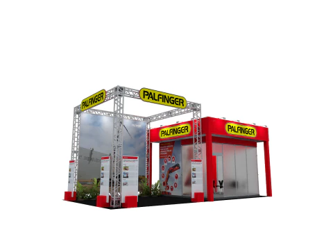 Booth 10x5 - Stand 10x5 3D Model