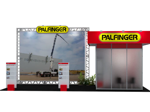 Booth 10x5 - Stand 10x5 3D Model
