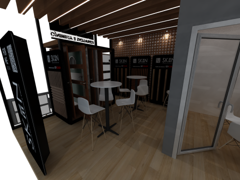 Booth 6x4 - Stand 6x4 3D Model