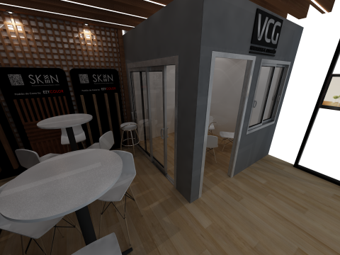 Booth 6x4 - Stand 6x4 3D Модель
