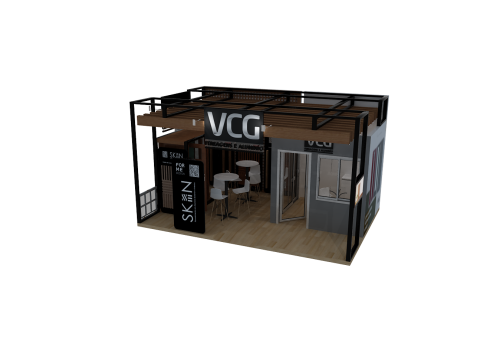 Booth 6x4 - Stand 6x4 3D Модель