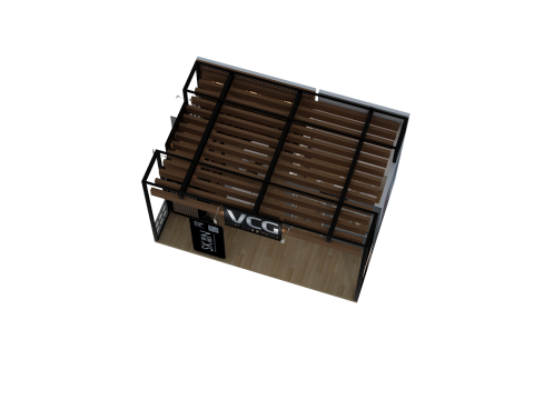 Booth 6x4 - Stand 6x4 3D Модель