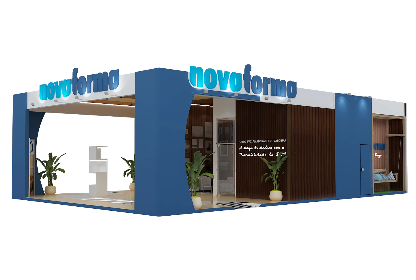 14x9 - Booth 3D Model .c4d .max .obj .3ds .fbx .stl .blend 