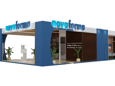14x9 - Booth 3D Model