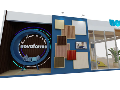 14x9 - Booth 3D Model