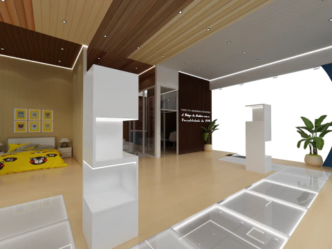14x9 - Booth 3D Model