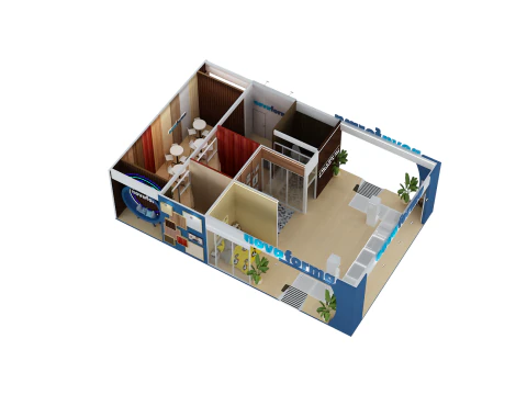 14x9 - Booth 3D Model