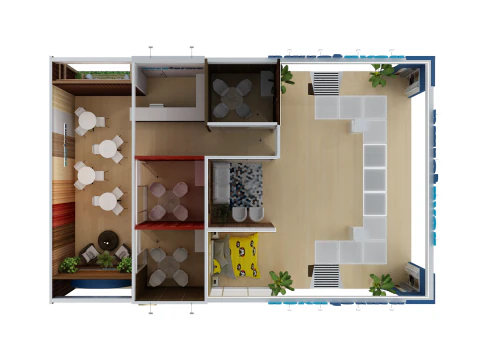 14x9 - Booth 3D Model
