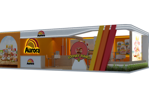 Booth 10x8 - Stand 10x8 3D Model