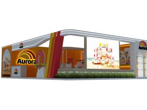 Booth 10x8 - Stand 10x8 3D Model