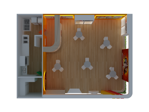 Booth 10x8 - Stand 10x8 3D-Modell