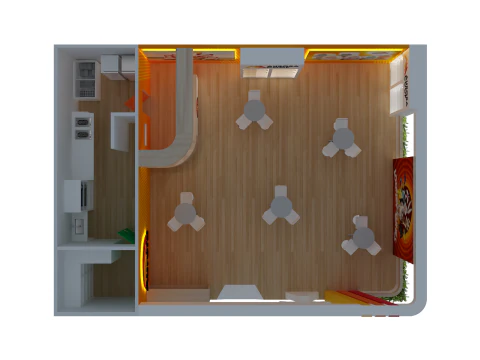 Booth 10x8 - Stand 10x8 3D Model
