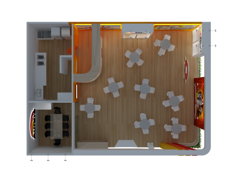 Booth 10x8 - Stand 10x8 3D-Modell