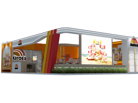 Booth 10x8 - Stand 10x8 3D Model