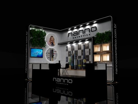 Booth 3x6 - Stand 3D Model