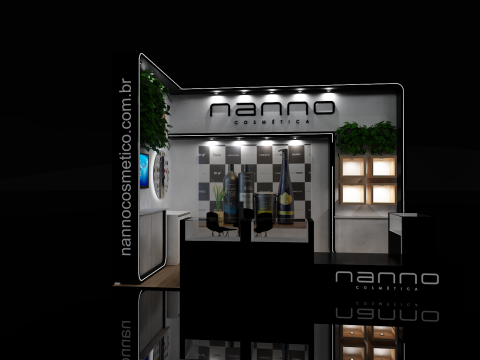 Booth 3x6 - Stand 3D Model