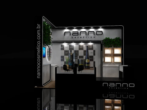 Booth 3x6 - Stand 3D Model