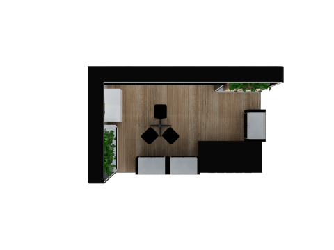 Booth 3x6 - Stand 3D Model